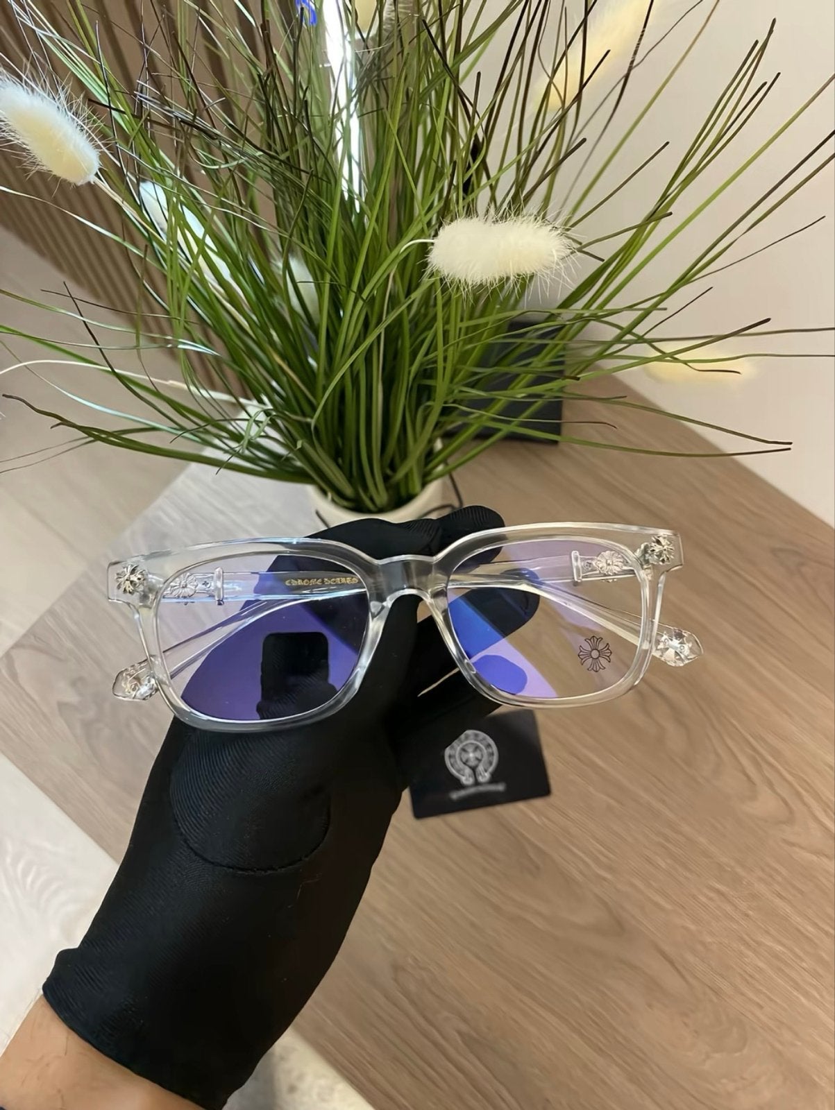 Chrome Hearts Bril - Transparant Montuur, Overige merken, Overige kleuren, Nieuw, Ophalen of Verzenden