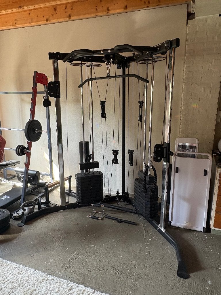 Cable Crossover - Focus Fitness Functional Trainer Unit 5, Ophalen, Benen, Gebruikt, Krachtstation