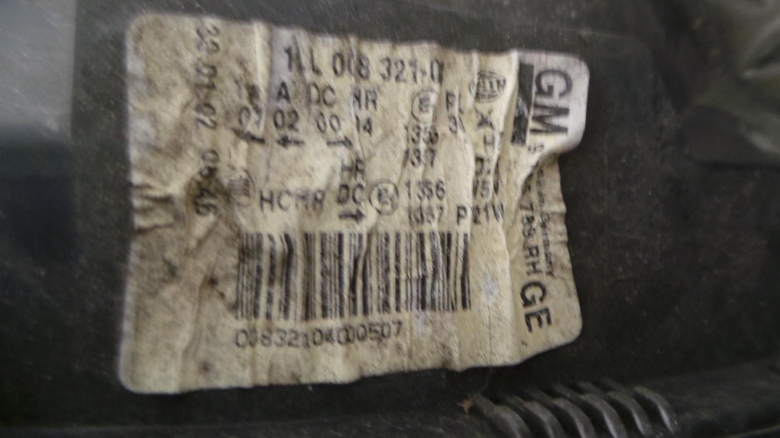 OPEL VECTRA KOPLAMP R 2002, Auto-onderdelen, Ophalen of Verzenden, Gebruikt, Stiba lid