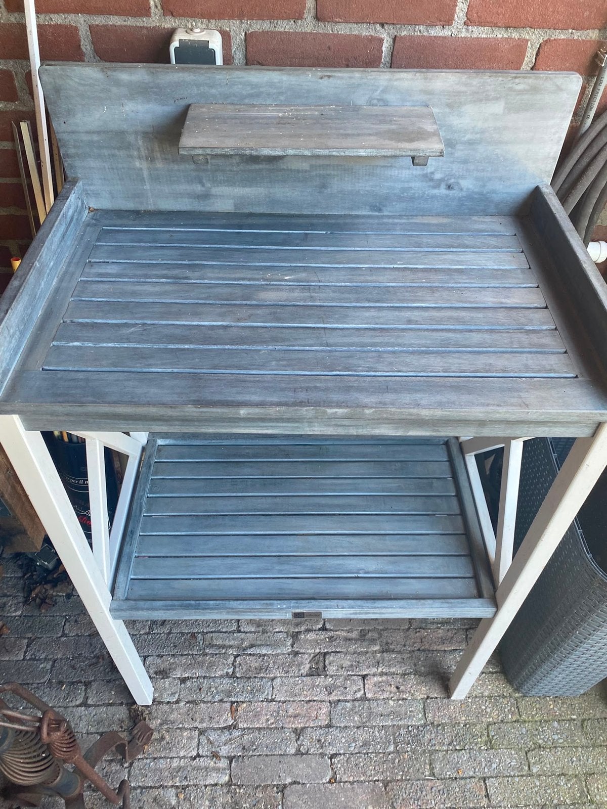 Oppottafel zo goed als nieuw, Tuin en Terras, Ophalen, Zo goed als nieuw