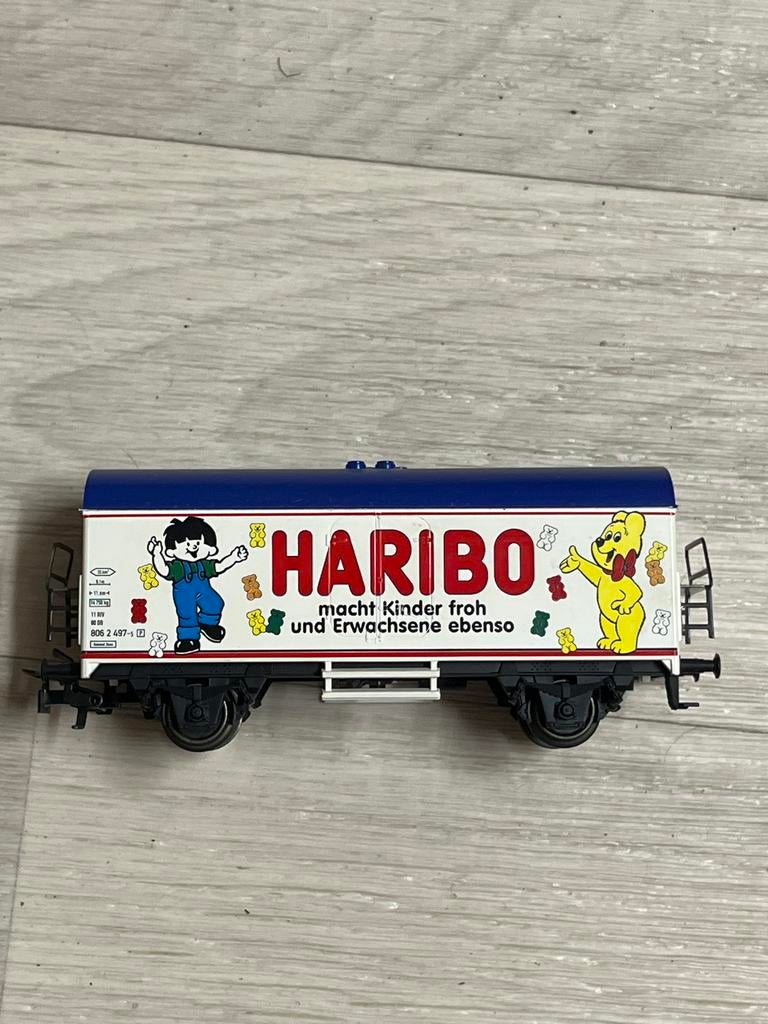 Märklin H0 Haribo Wagon - Zo goed als nieuw, Hobby en Vrije tijd, Wisselstroom, Wagon, Ophalen of Verzenden, Zo goed als nieuw
