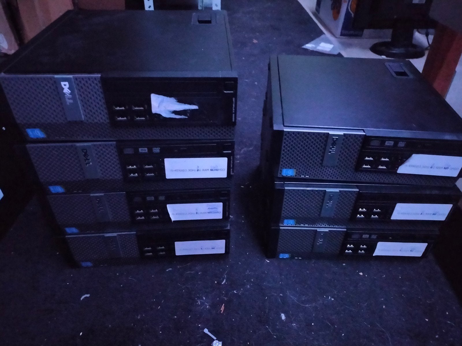 6x Dell Desktop PC - i5 4590, 8GB DDR3, 240GB SSD, Computers en Software, 240GB, Gebruikt, 8 GB, Ophalen of Verzenden