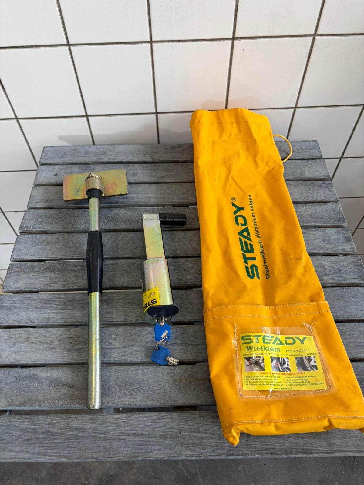 STEADY wielklem  – 13”, 14” en 15” aluminium velgen, Ophalen of Verzenden, Zo goed als nieuw