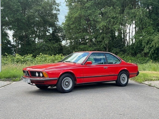 BMW 633CSI Henna Rood, Auto's, Achterwielaandrijving, Zwart, 272 pk, Handgeschakeld