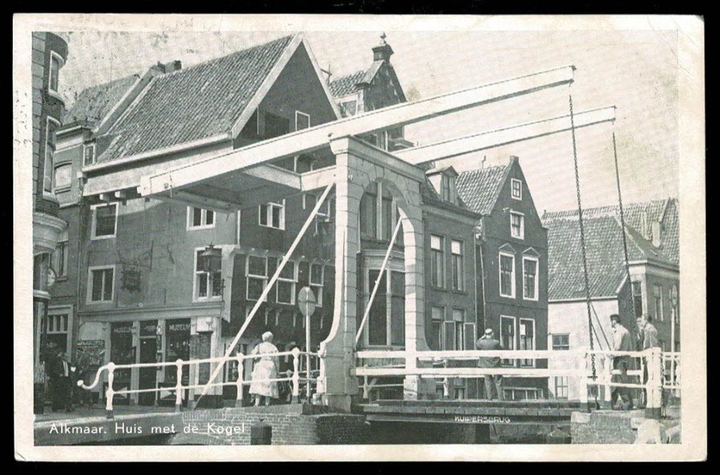 Bruggen : Alkmaar - Kuipersbrug, Ophalen of Verzenden, 1960 tot 1980, Gelopen, Overige thema's