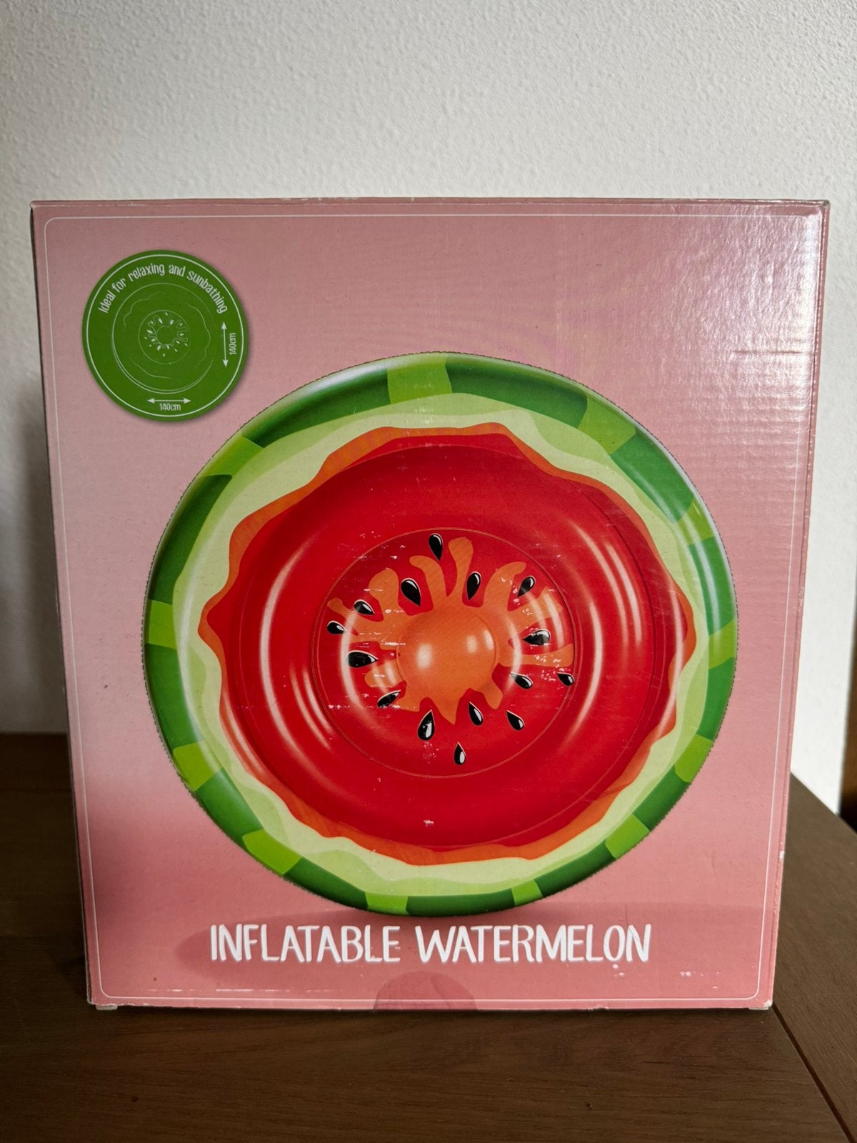 Opblaas luchtbed watermeloen 149 cm, Ophalen of Verzenden, Nieuw
