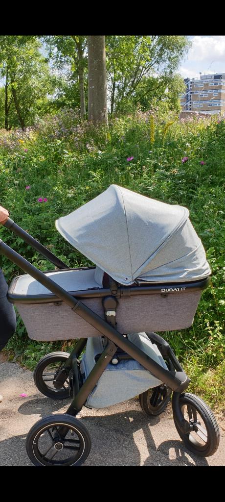 Dubatti kinderwagen + reiswieg compleet, Kinderen en Baby's, Kinderwagens en Combinaties, Ophalen, Kinderwagen, Overige merken