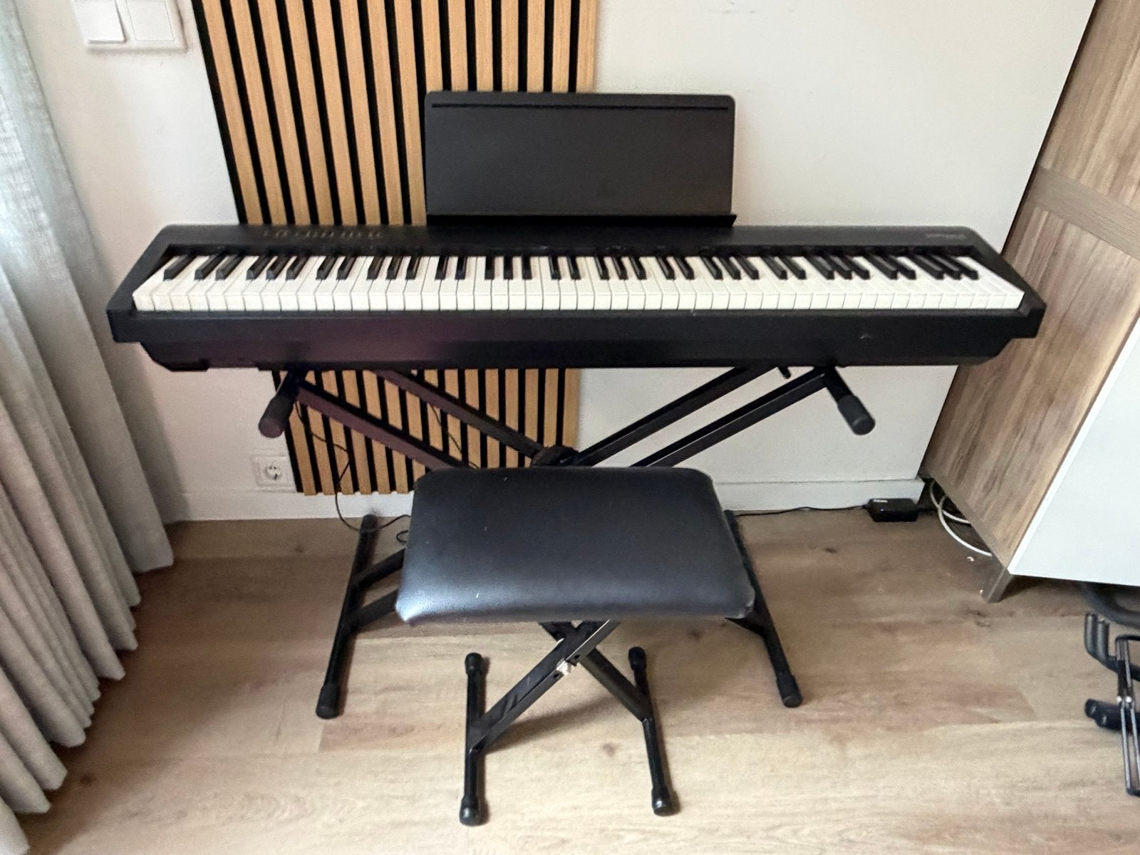 Roland FP-30x Digitale Piano met Onderstel en Kruk, Ophalen, Zwart, Digitaal, Zo goed als nieuw