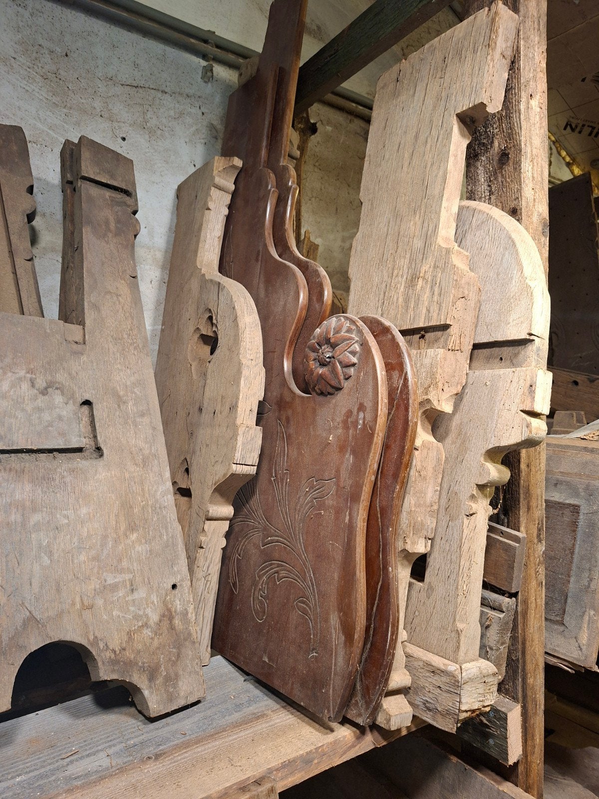 Eikenhout: Balken, Planken, Achterwanden etc, Ophalen