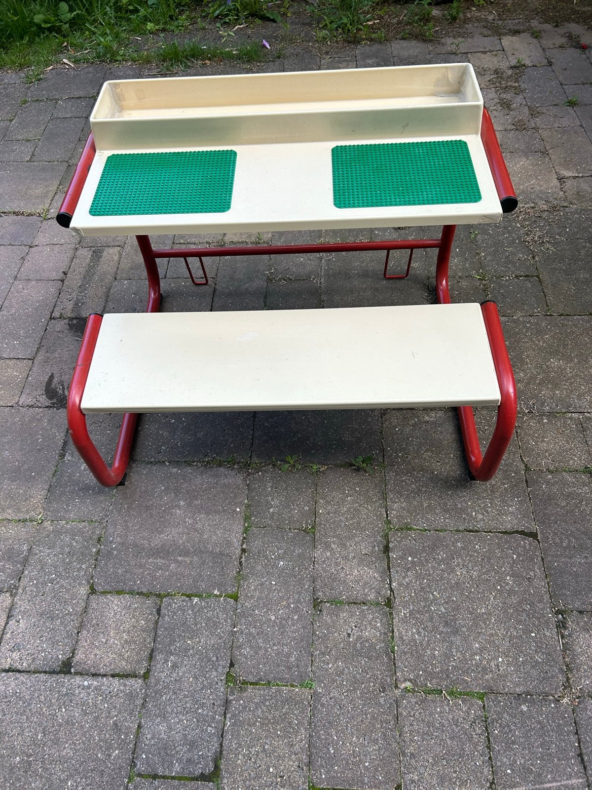 Vintage Lego speeltafel met bankje, Ophalen, Gebruikt, Overige merken