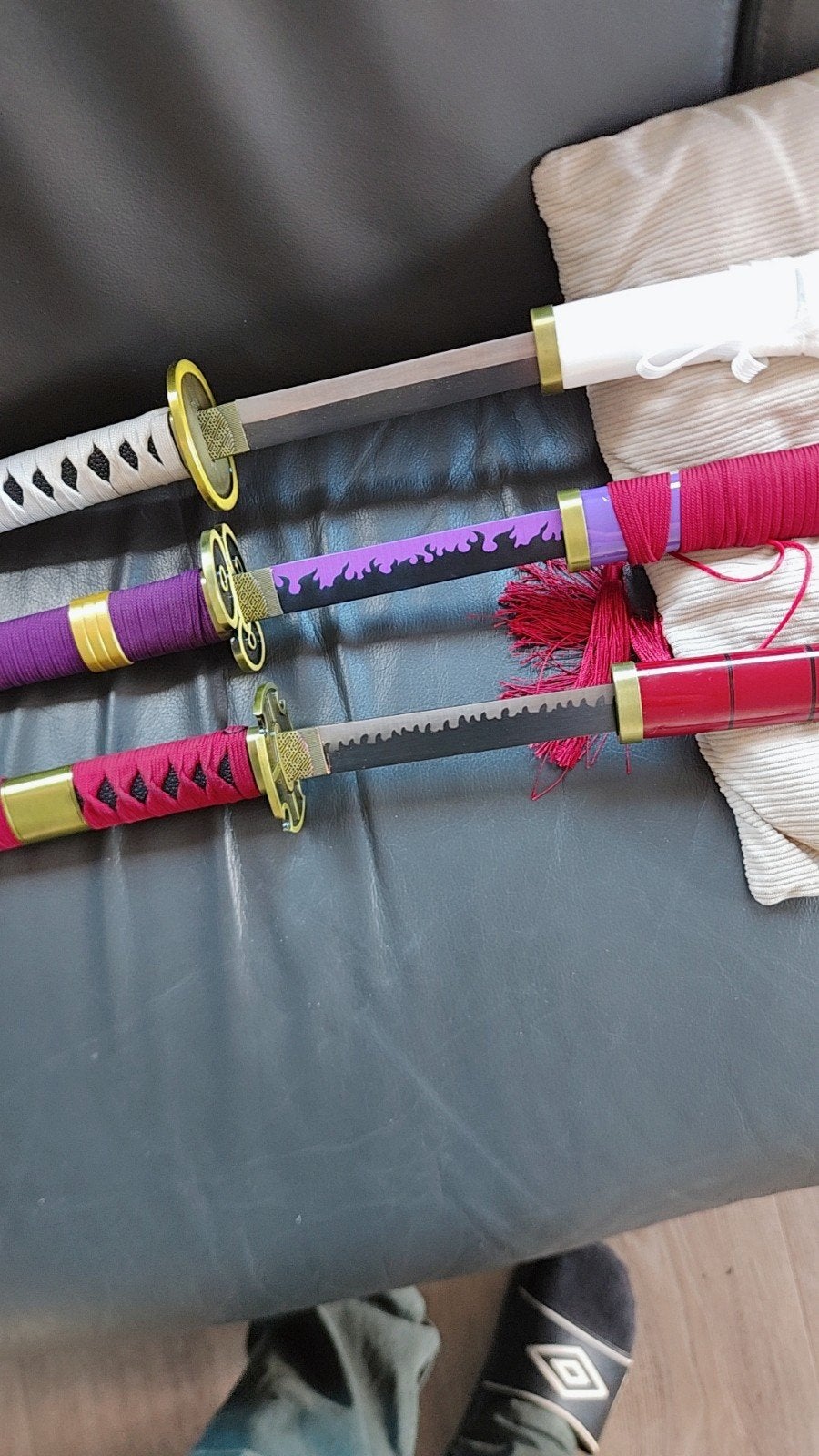 Set van 3 decoratieve katana's, Ophalen, Nieuw