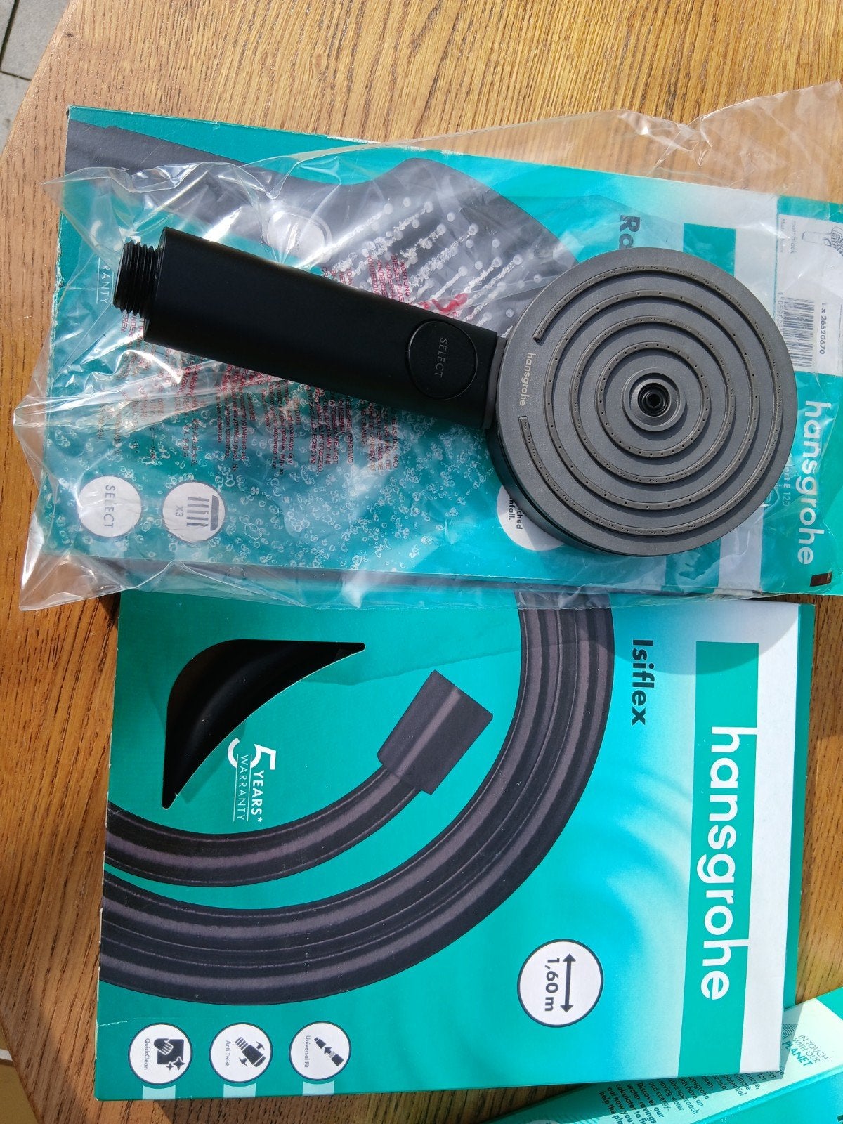 Hansgrohe Raindance Select S Handdouche Zwart Mat, Verzenden, Nieuw, Douche