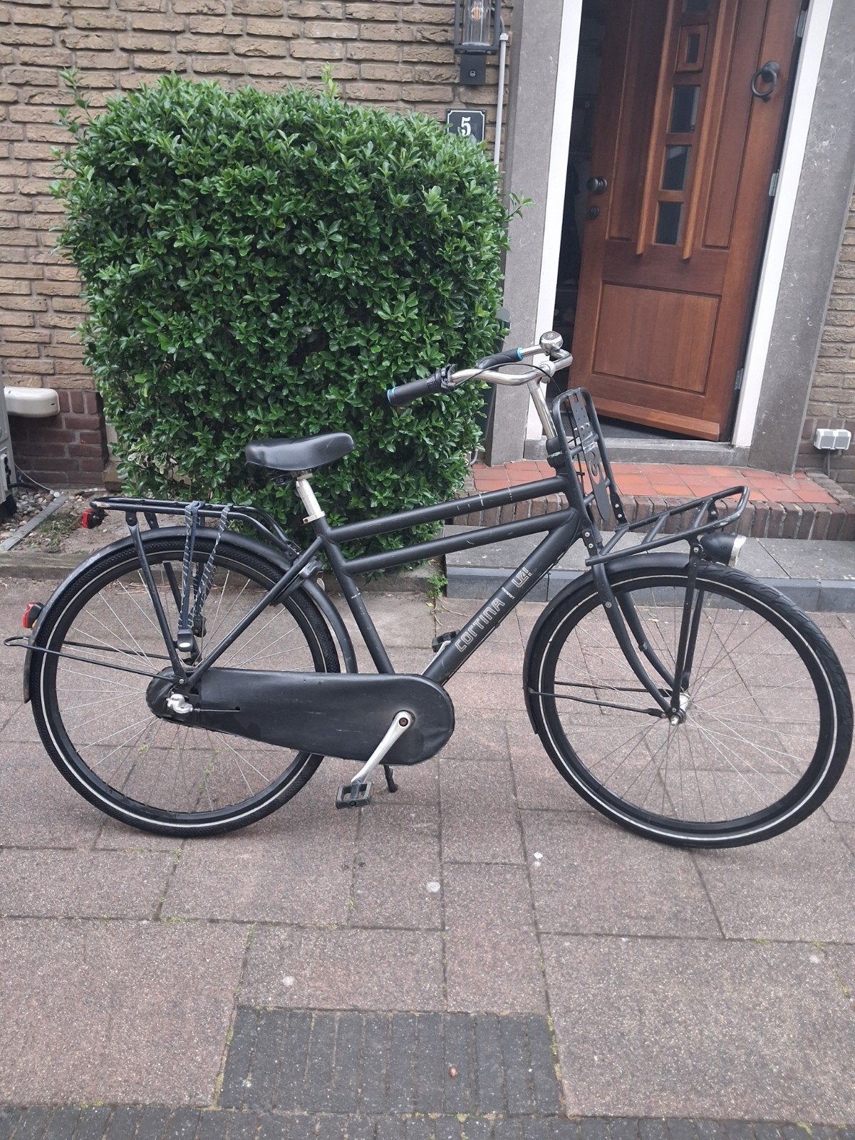 Gebruikte Cortina fiets, 3 versnellingen, terugtraprem, Fietsen en Brommers, Fietsen | Dames | Damesfietsen, Terugtraprem, Gebruikt