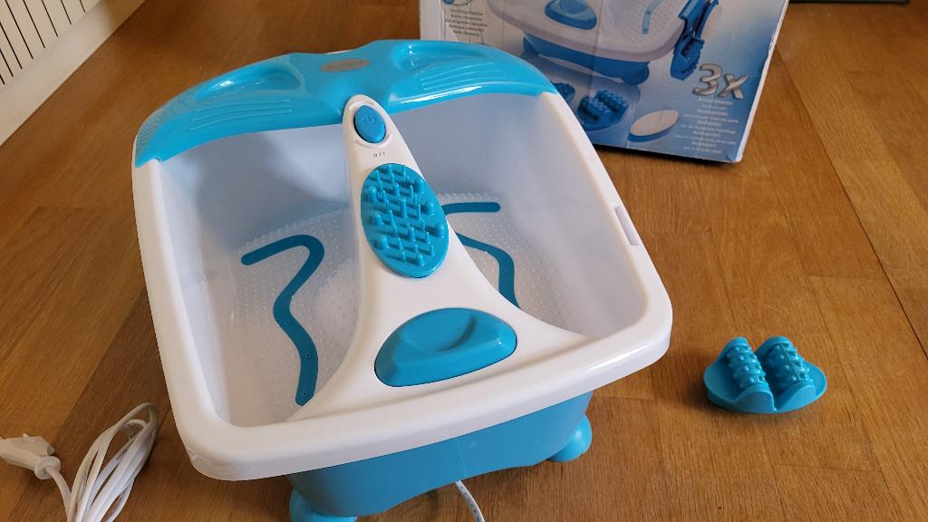 ~ Foot Spa voetenbad ~ Scholl Colour-Pop Blauw ~, Ophalen, Zo goed als nieuw, Hand- en Voetverzorging
