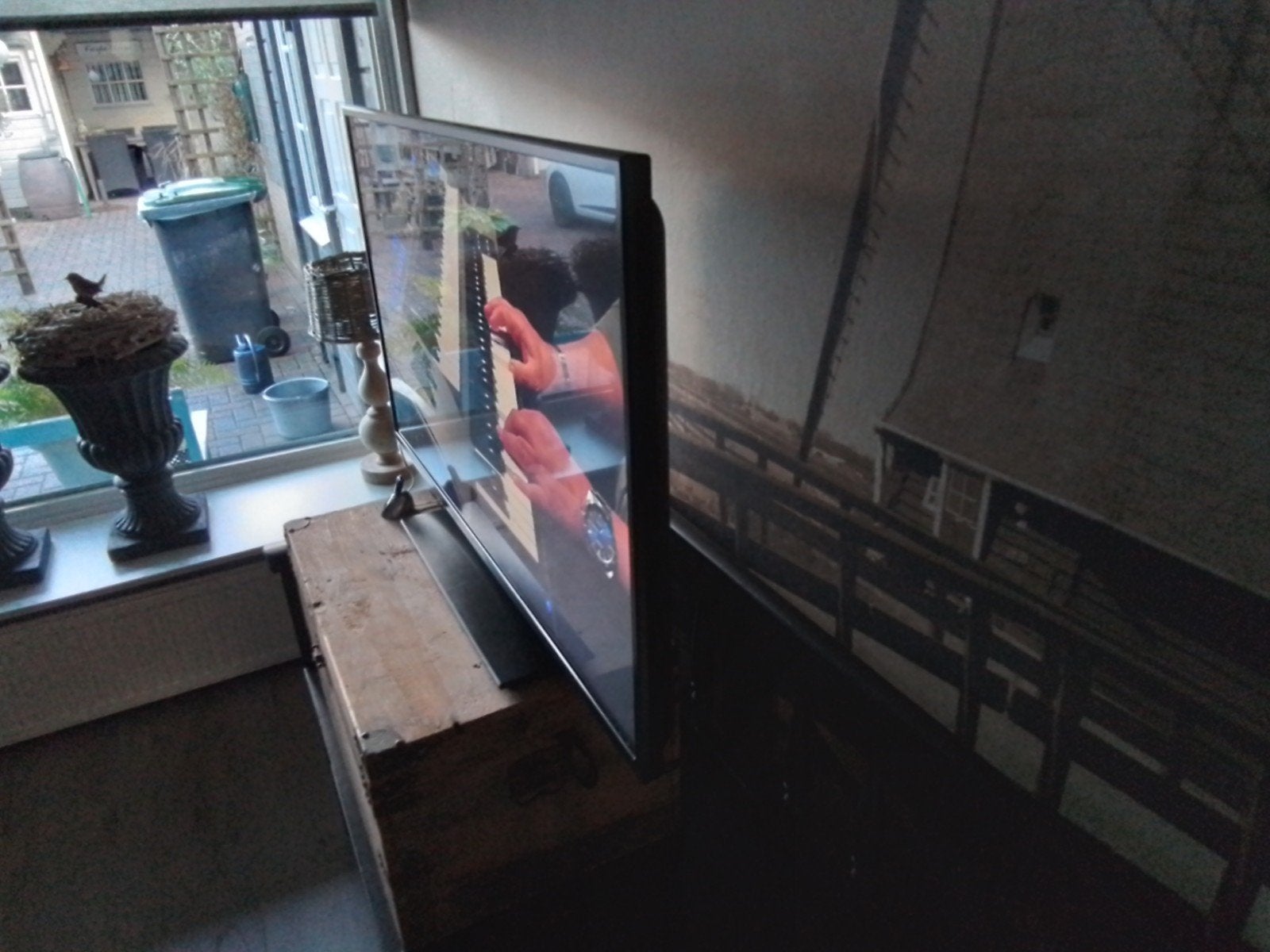Grote Salora tv.Diagonaal 110cm., Ophalen, Zo goed als nieuw, 50 Hz, Overige merken