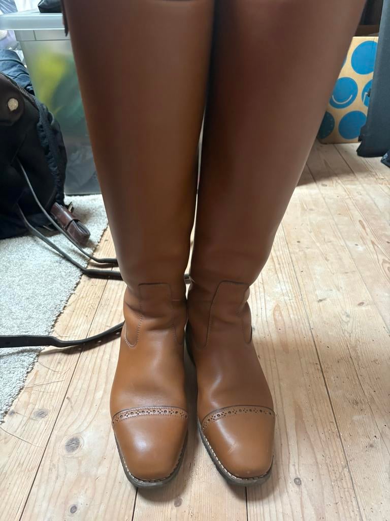 DE NIRO OTTAVIANO BRUIN 38, Dieren en Toebehoren, Paardrijkleding, Zo goed als nieuw, Schoeisel, Dressuur, Ophalen of Verzenden
