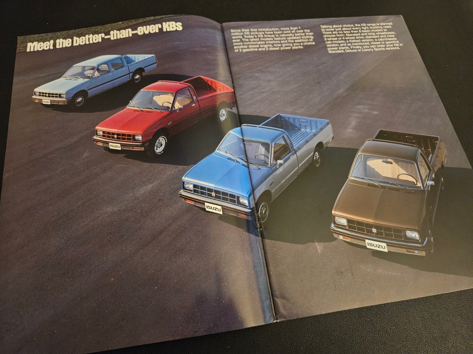 Brochure Isuzu Pickups 1983, Ophalen of Verzenden, Zo goed als nieuw, Overige merken