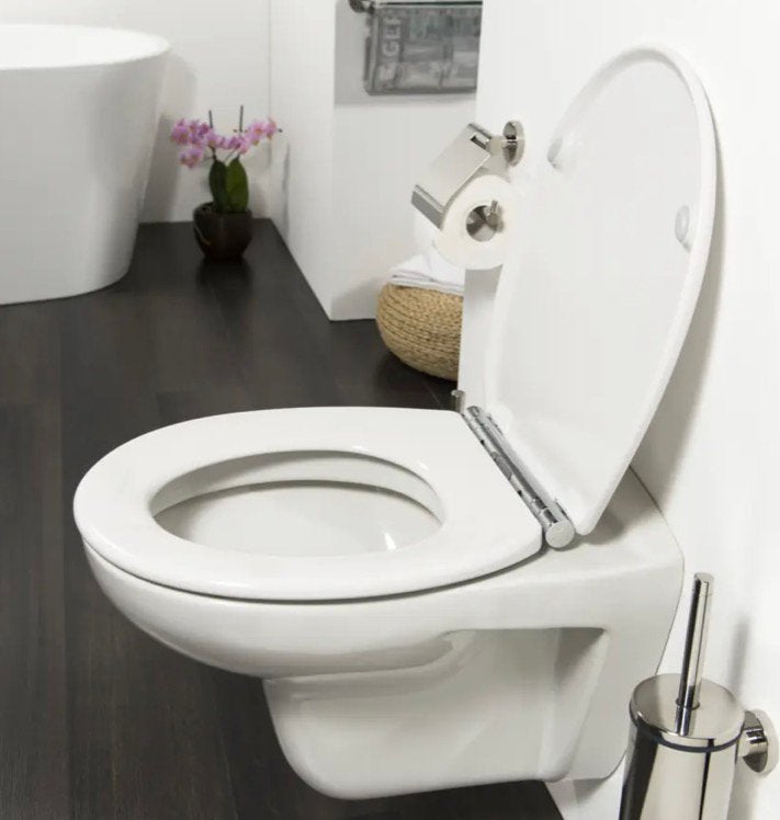 Tiger Boston WC bril / toiletbril softclose wit 37x5,5x45 cm, Ophalen, Nieuw, Toilet