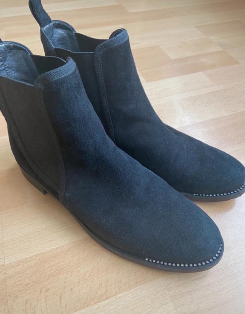 Chelsea boots laarzen, Zwart, Lage of Enkellaarzen, Ophalen of Verzenden, Zo goed als nieuw