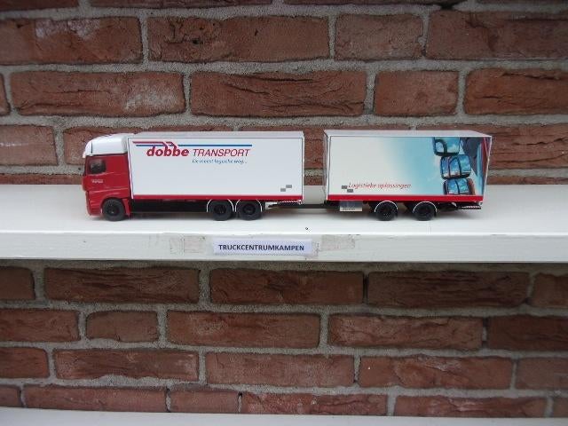 Tekno  Mercedes  Benz  Big  Space  van  Dobbe., Ophalen of Verzenden, Nieuw, Bus of Vrachtwagen, Tekno