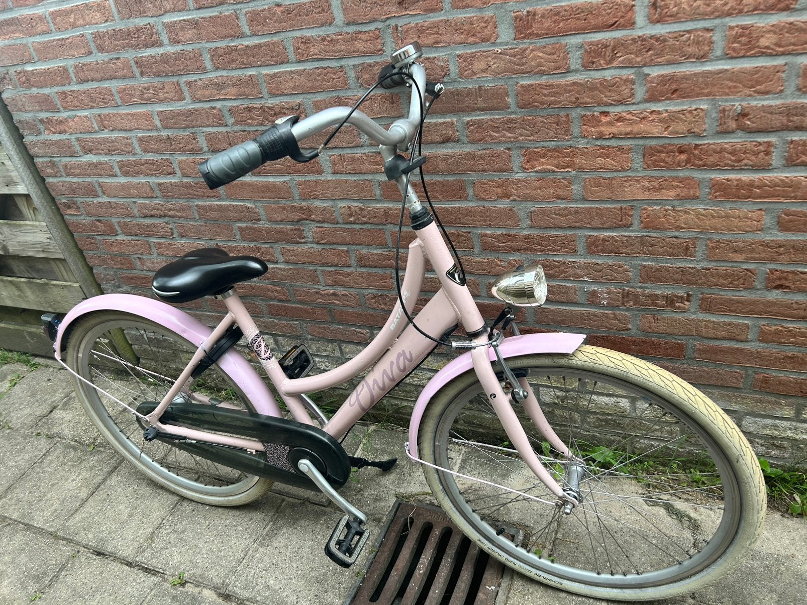 Batavus Diva roze meisjes fiets, Ophalen, Gebruikt, 26 inch of meer