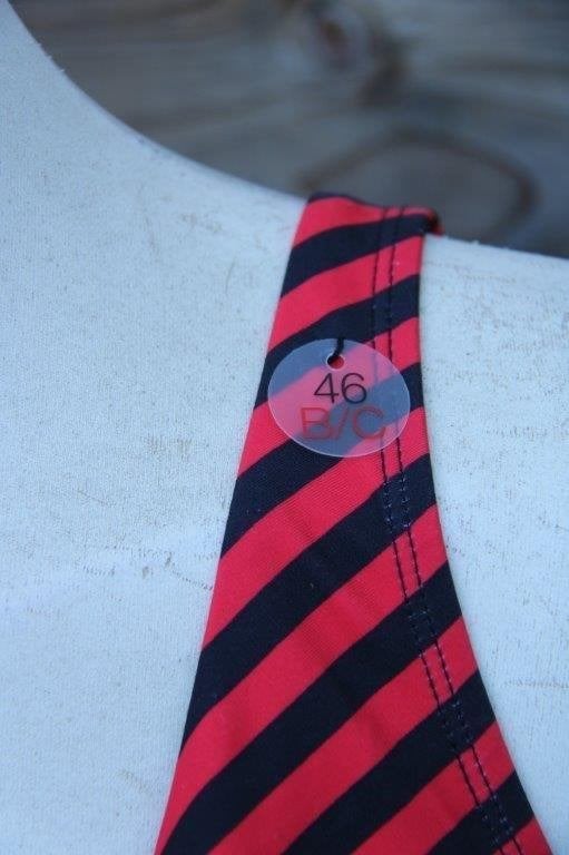 Tankinitop rood/ zwart Livera mt 46B/C Nieuw Vaste prijs, Overige typen, Nieuw, Ophalen of Verzenden, Rood