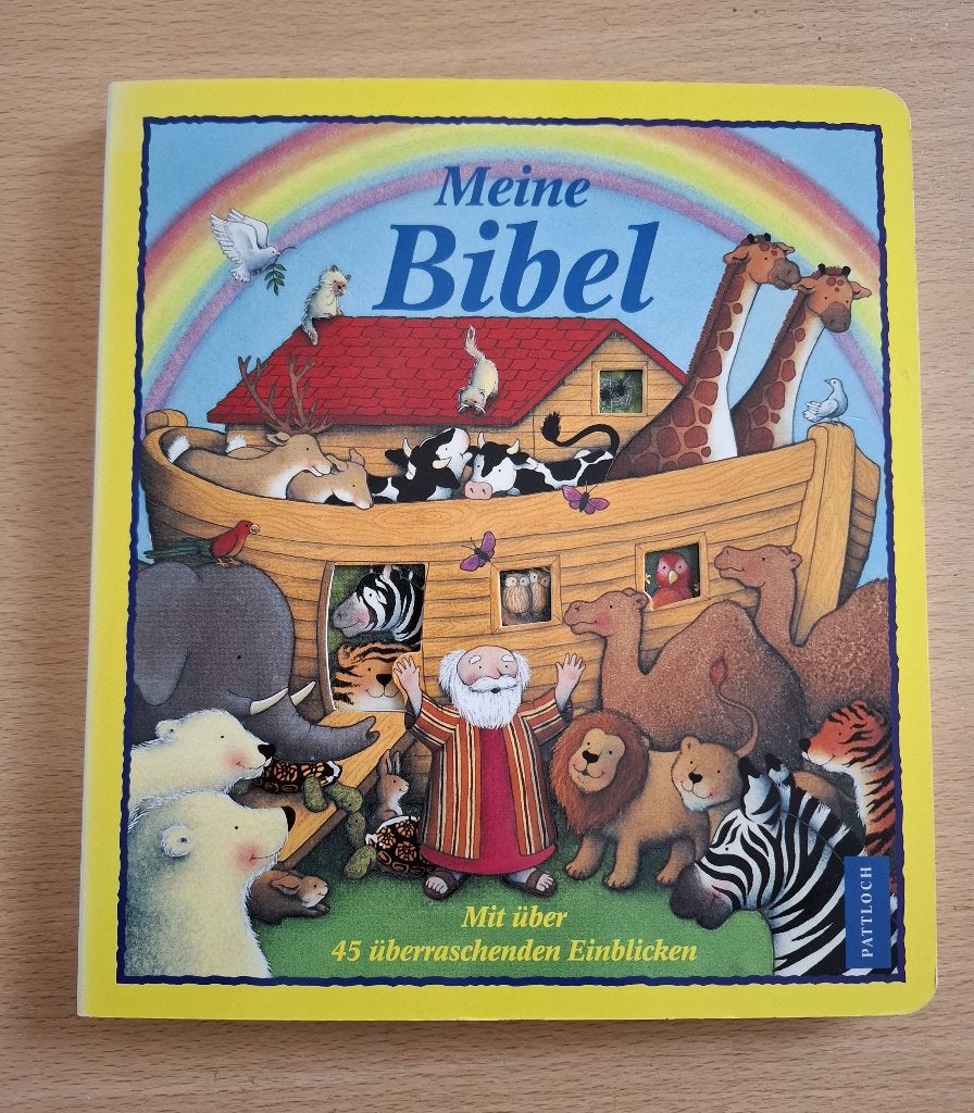 Duitstalig kartonnen vouwboek “Mijn Bijbel”., Verzenden, Nieuw, Boek, Christendom | Protestants