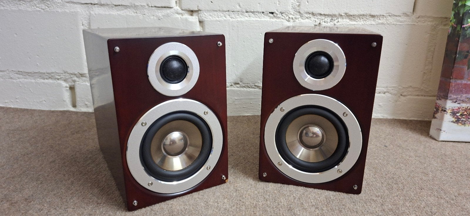 Philips MCM772 Boekenplank Luidsprekers, Philips, Gebruikt, Ophalen of Verzenden, Minder dan 60 watt