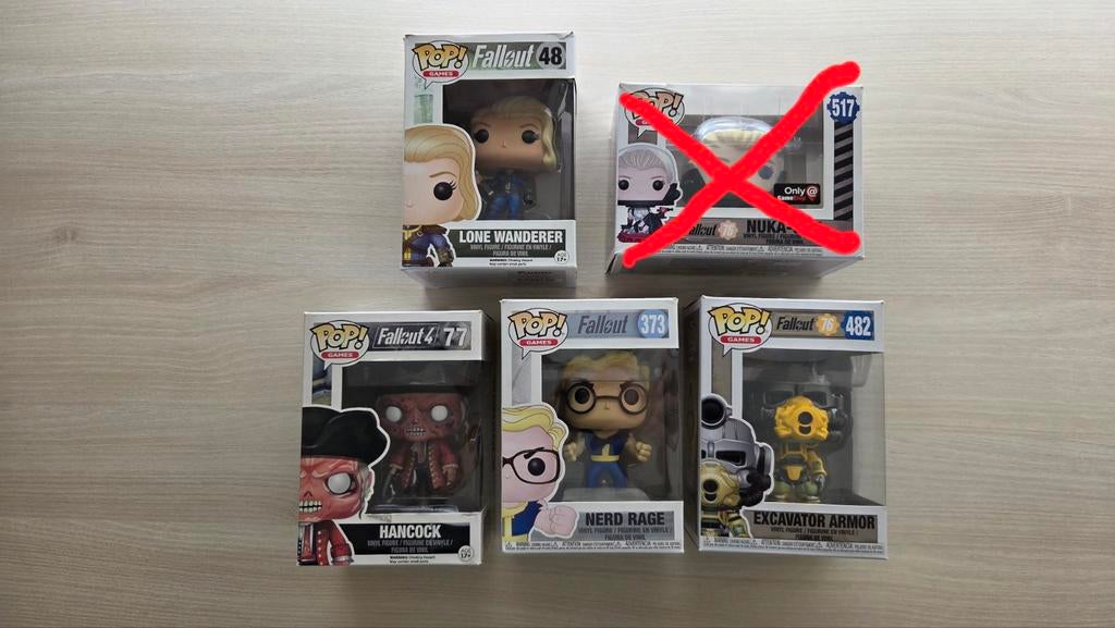 Fallout Funko Pops, Verzamelen, Ophalen of Verzenden, Gebruikt