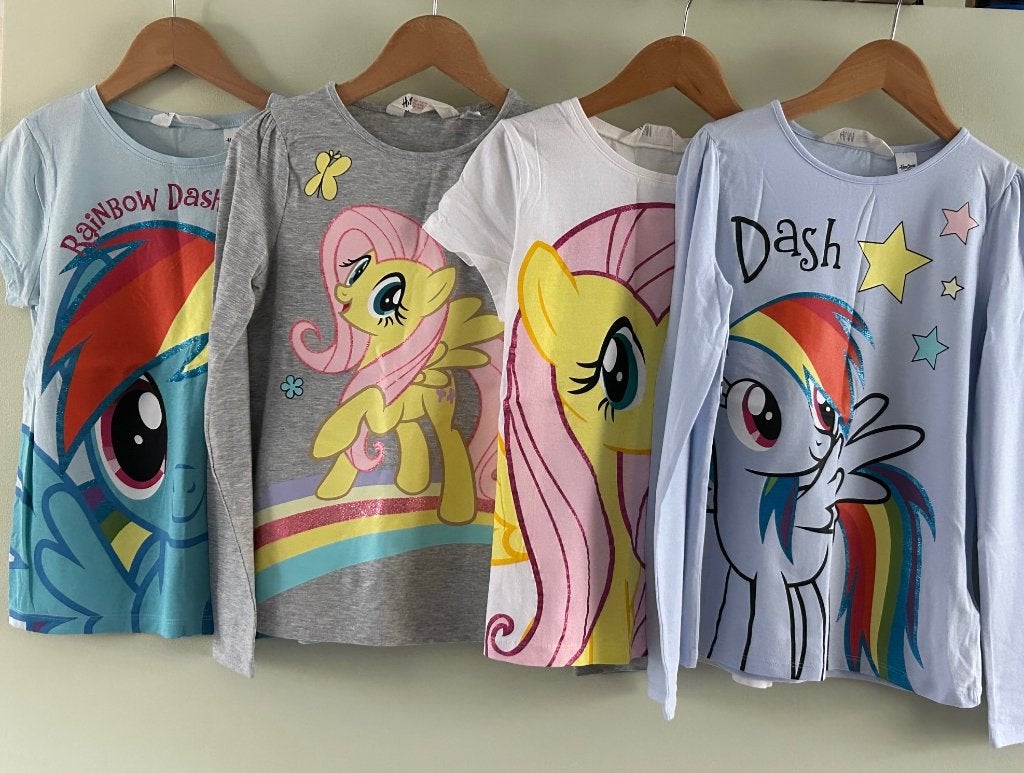 4 H&M my little pony shirt maat 134/140, Meisje, H&M, Nieuw, Ophalen of Verzenden