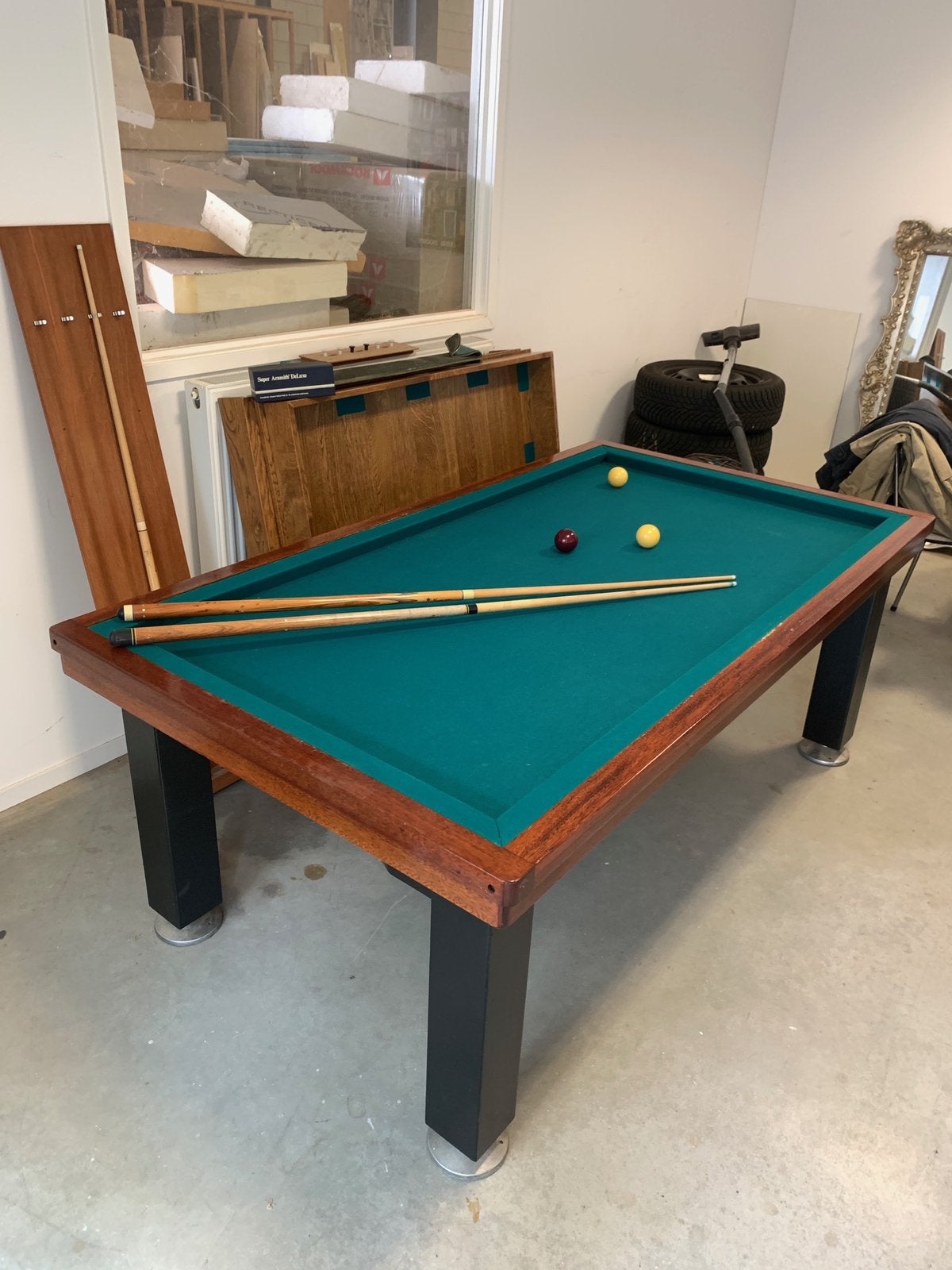 Te koop profesionele biljarttafel., Sport en Fitness, Biljarten en Poolen, Ophalen, Zo goed als nieuw, Biljarttafel