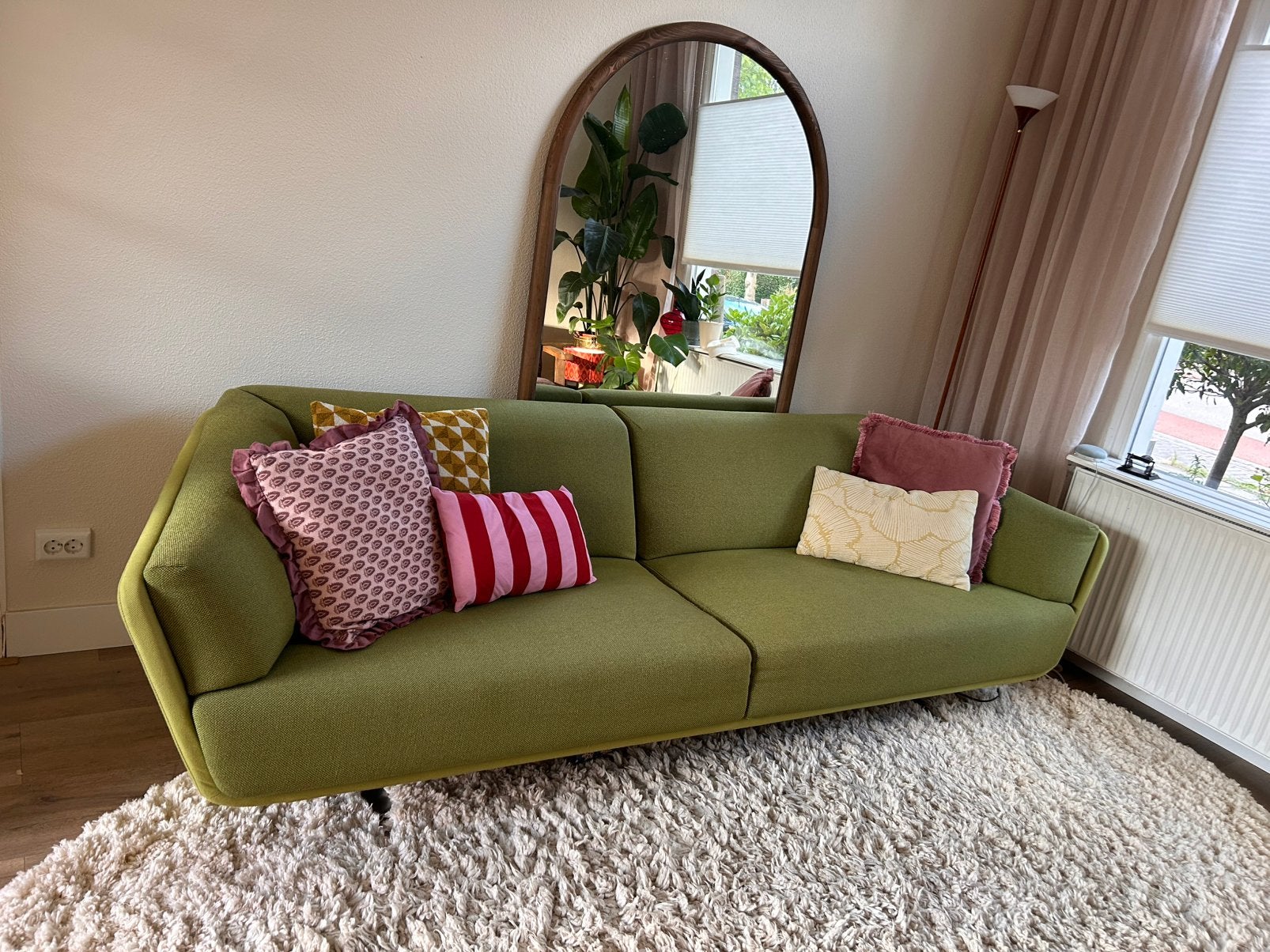 Montis Design bank Groen, Ophalen, Overige materialen, 250 tot 300 cm, Design