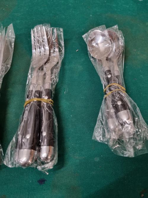 bestek voor 4 personen 16 delig zwart handgreep, Huis en Inrichting, Ophalen of Verzenden, 'T Olde Gre-j, Info@toldegrej.nl, Endepoelstraat 20f Didam