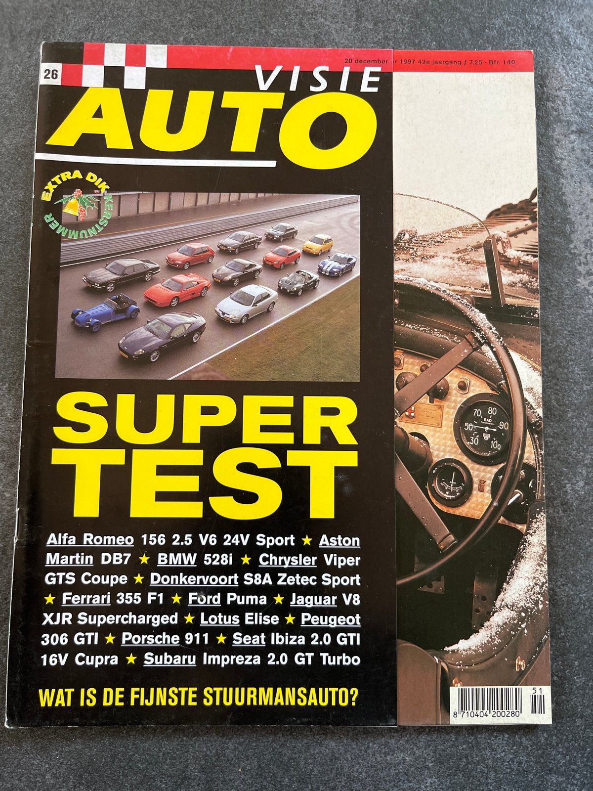 Autovisie: Alfa 156 GTA, Subaru Impreza 2.0 GT Turbo, Boeken, Ophalen of Verzenden, Gelezen
