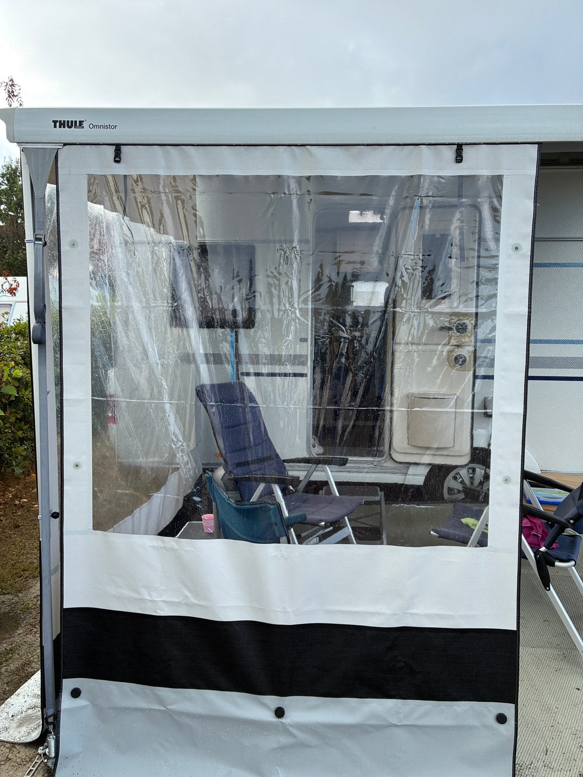 Thule rainblocker voorwand 147x210, Caravans en Kamperen, Caravan accessoires, Verzenden, Zo goed als nieuw
