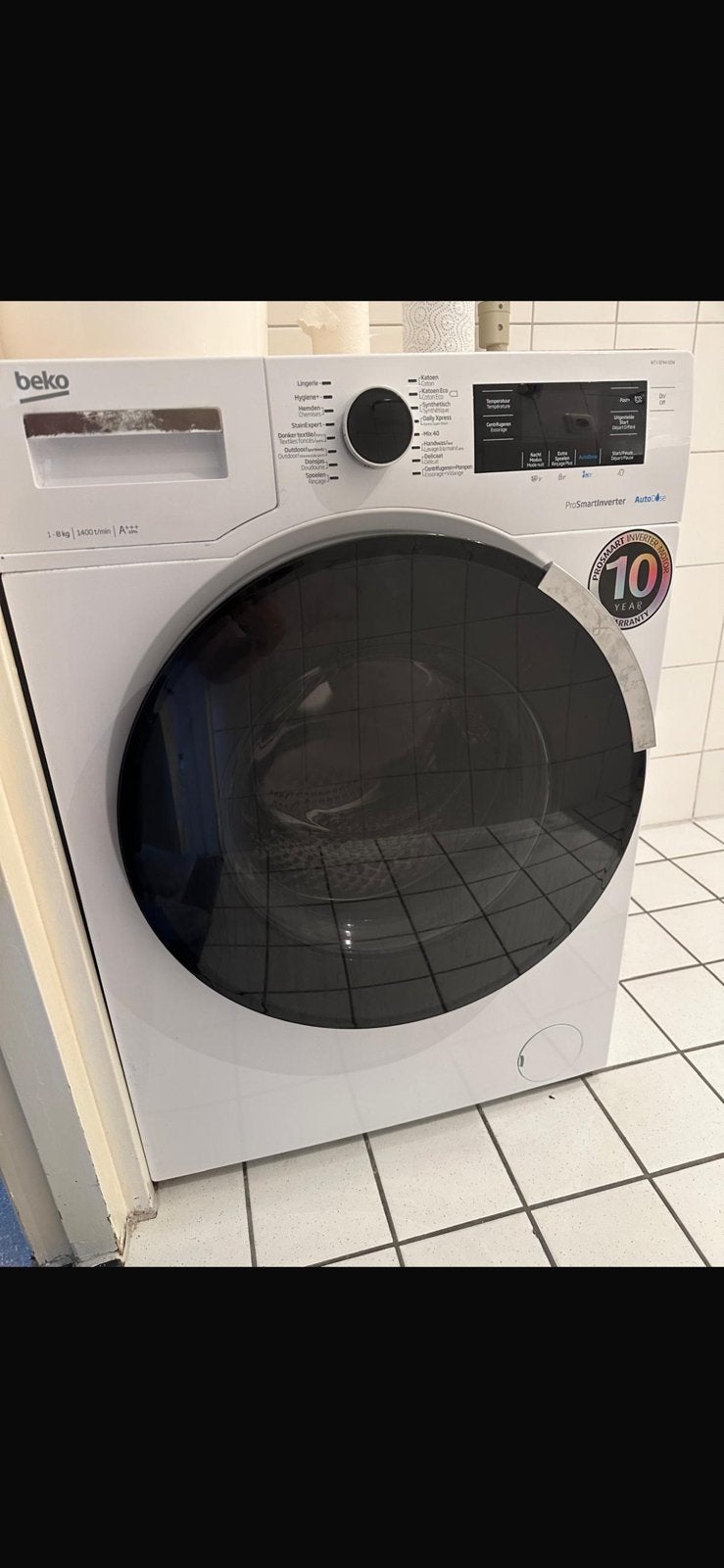 Beko Auto dose wasmachine, Witgoed en Apparatuur, Ophalen, Zo goed als nieuw