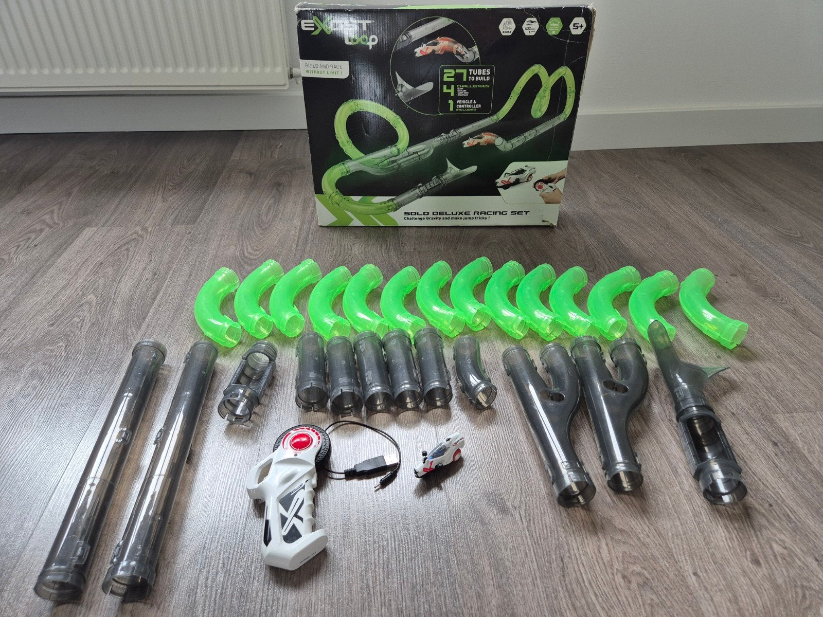 Exost Loop Solo Deluxe Racing Set - Racebaan, Ophalen of Verzenden, Zo goed als nieuw, Elektrisch, Overige merken