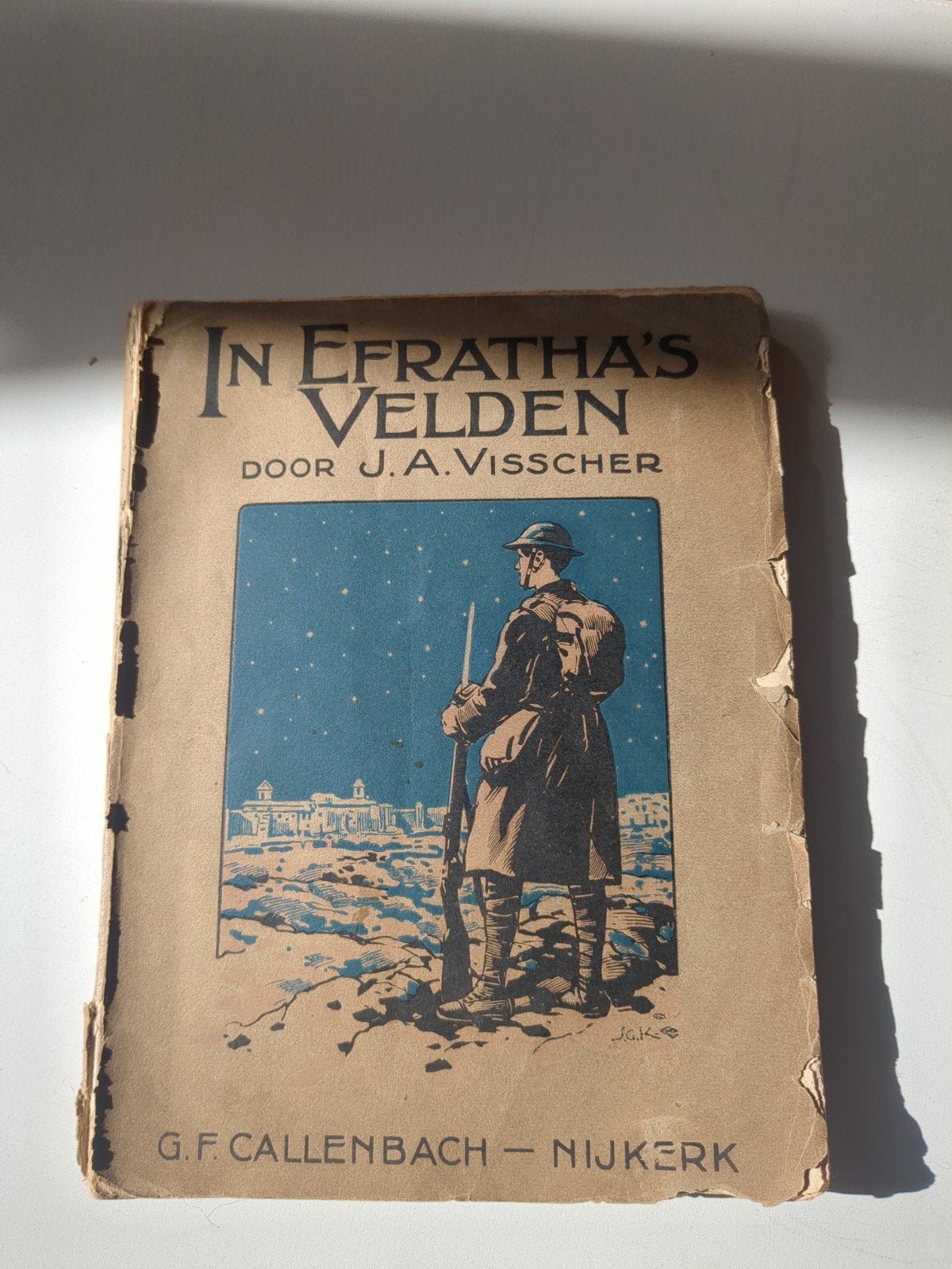 In Efratha's Velden - J.A. Visscher (1923), Boeken, Ophalen of Verzenden, Gelezen, J.A. Visscher, Nederland