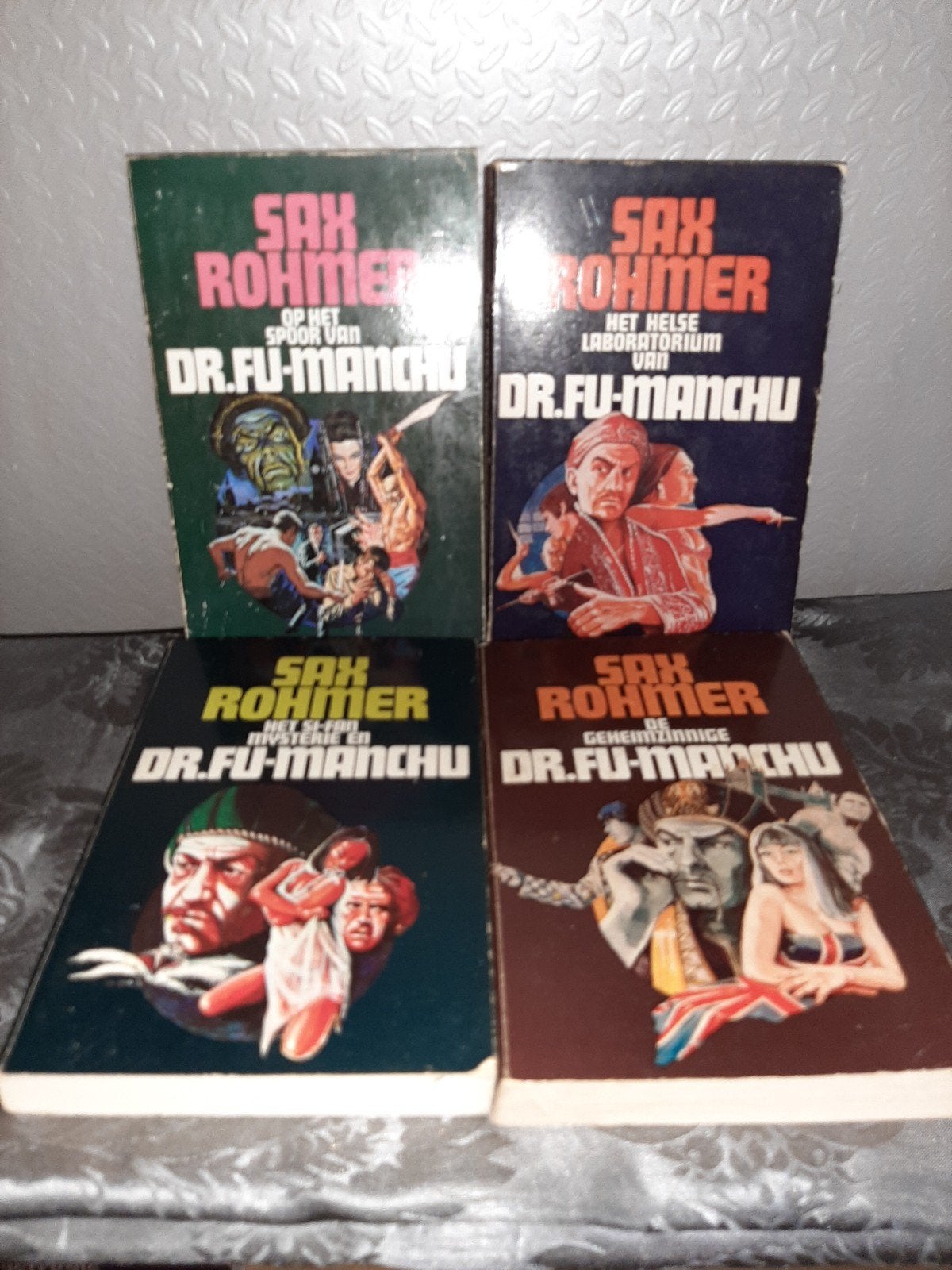 Sax Rohmer Dr. Fu-Manchu boekenreeks (4 delen), Boeken, Detectives, Ophalen of Verzenden, Gelezen, Sax Rohmer