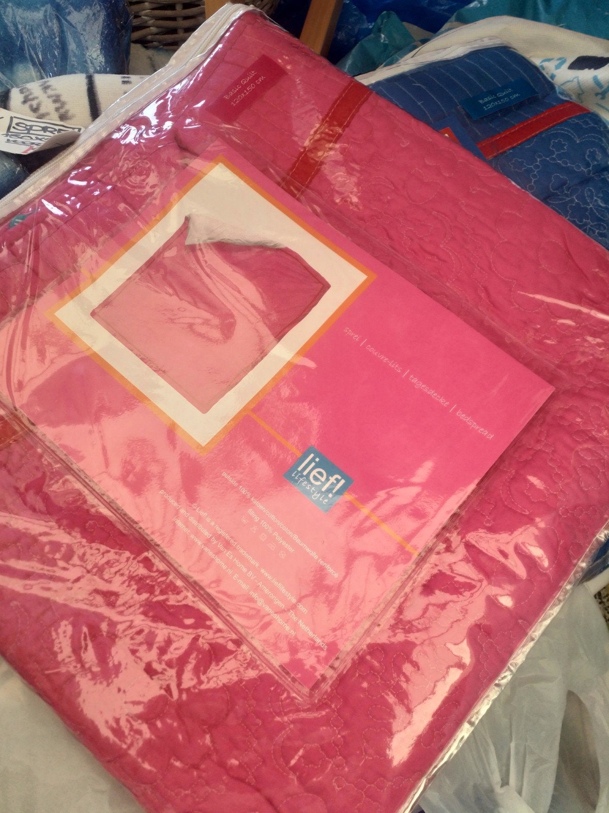 Lief! Sprei Roze 150x120cm Nieuw in Verpakking, Ophalen of Verzenden