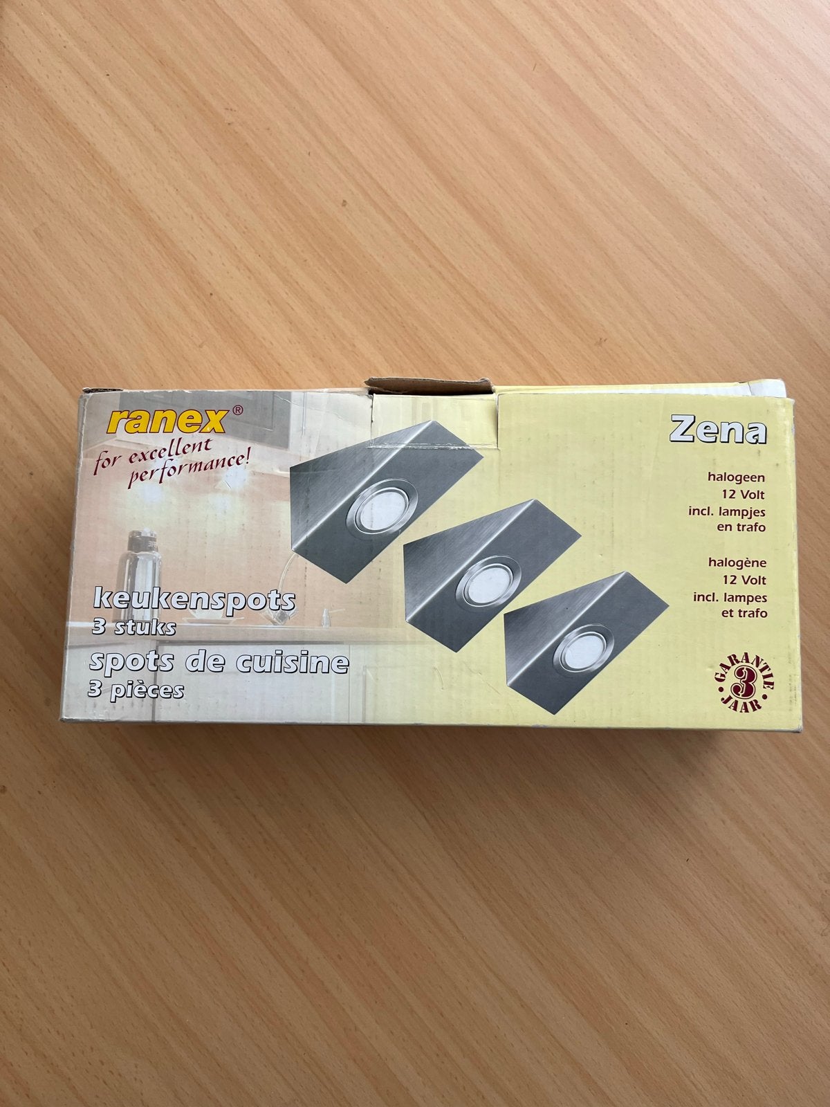 Nieuwe Ranex Zena Keukenspots - Halogeen 12V (3 stuks), Halogeen, Inclusief lichtbron, Overige merken, Meubelspot
