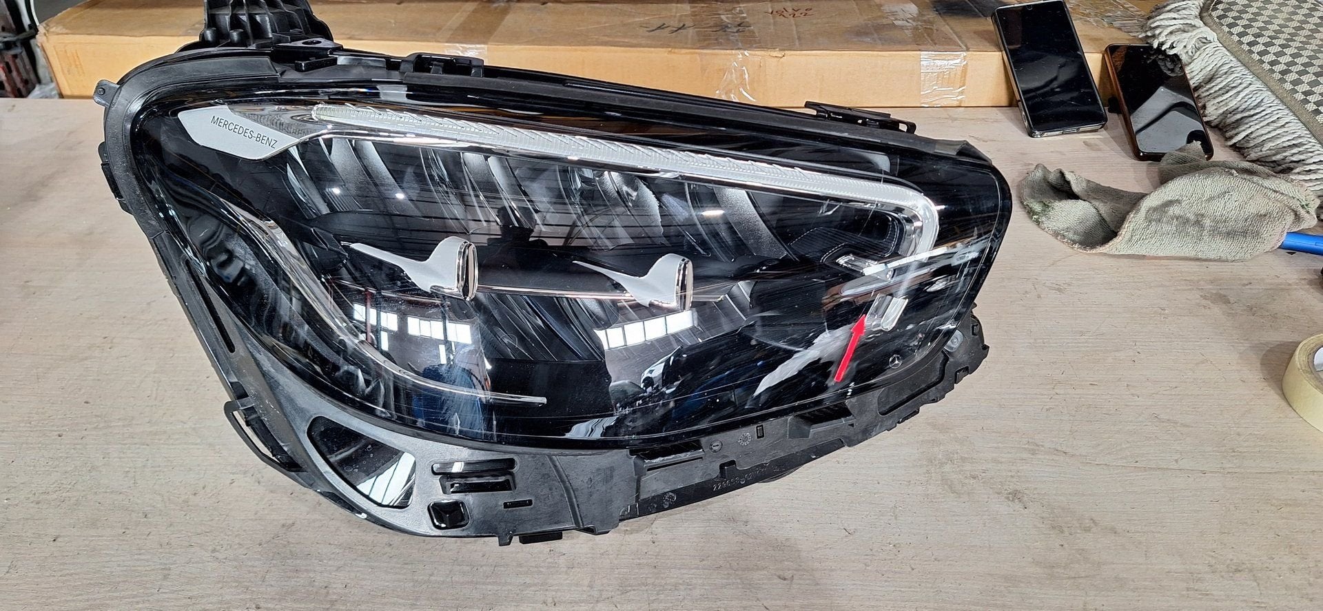 mercedes-benz e w213 koplamp, Gebruikt, -, -, Ophalen of Verzenden