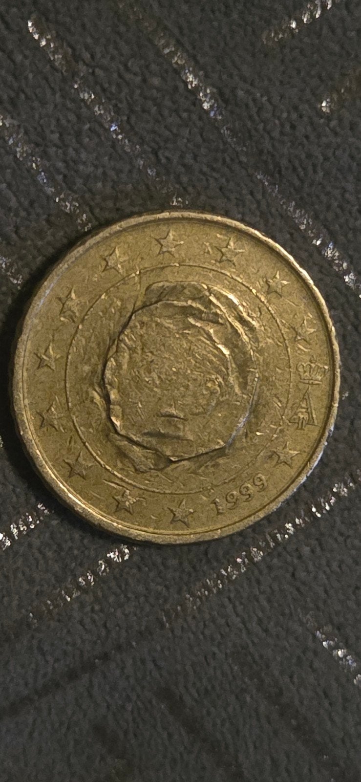 Unieke Euromisdruk! 50 Cent België 1999 - Spectaculaire Miss, Ophalen of Verzenden, België, 50 cent, Losse munt