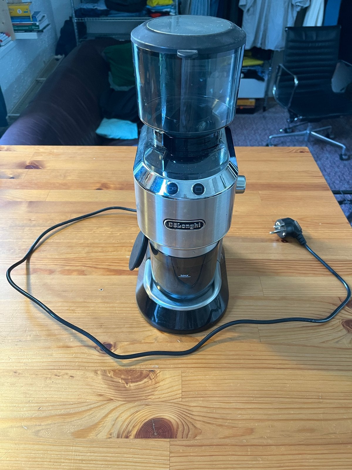 De'Longhi Dedica Koffiemolen, Ophalen of Verzenden, Gebruikt, Overige modellen, Koffiebonen