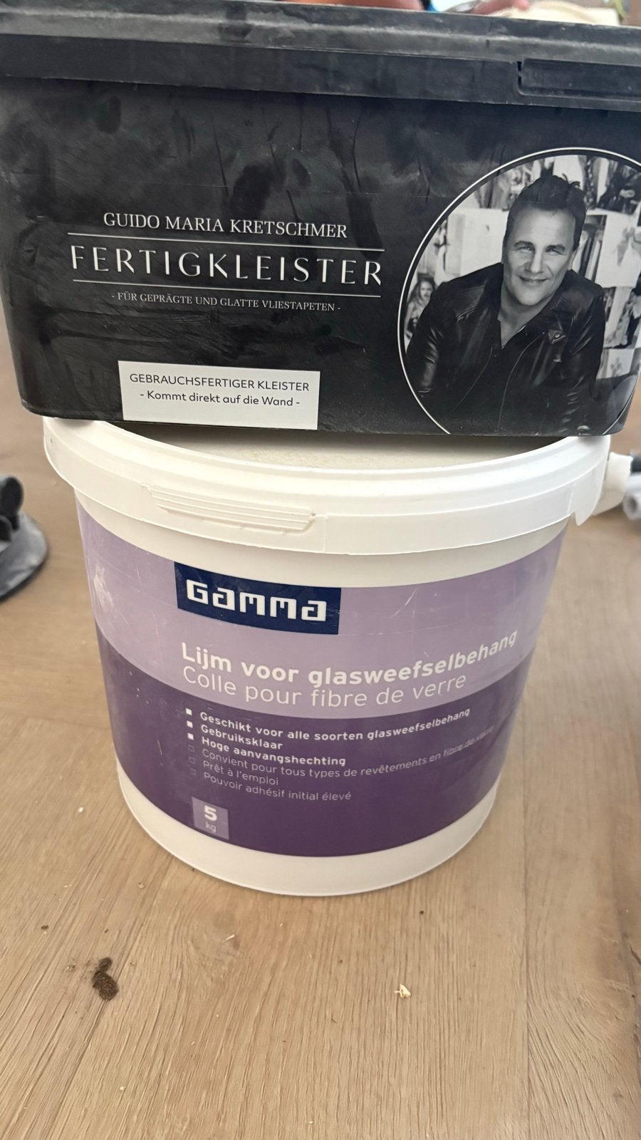 Gamma Lijm voor glasweefselbehang - 5 kg, Overige materialen, Wandtegels, Nieuw, 10 m² of meer
