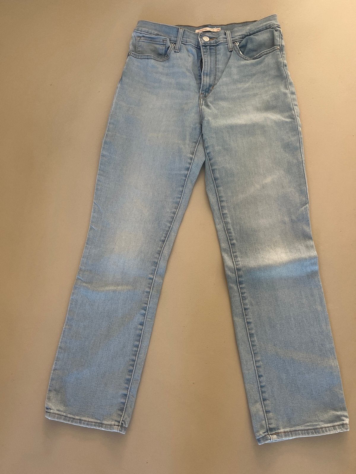 Levi's 724 High Rise Straight Jeans - W29, Ophalen of Verzenden, Zo goed als nieuw, Blauw, W28 - W29 (confectie 36)