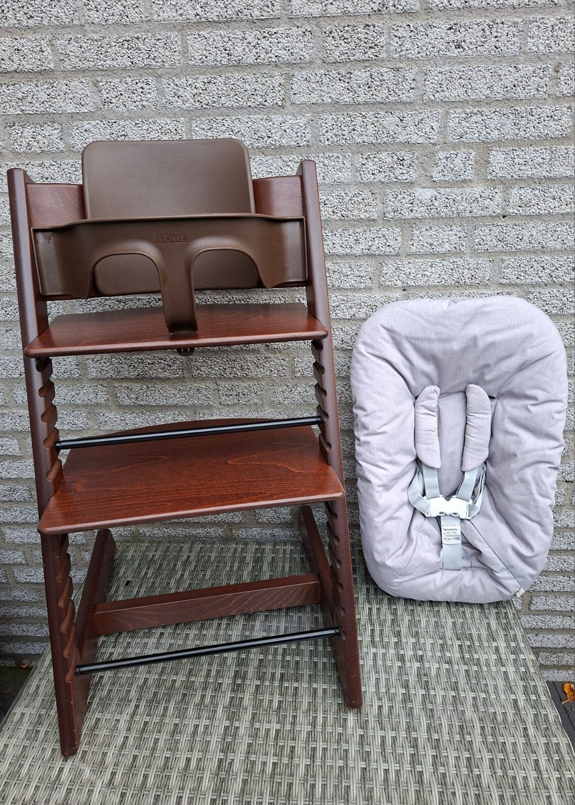 stokke tripp trapp kinderstoel met of zonder accessoires, Ophalen, Gebruikt, Meegroeistoel