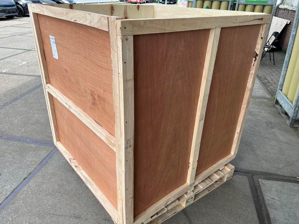 GRATIS Kist/krat 123x123x123 cm, Doe-het-zelf en Verbouw, Kratten en Dozen, Ophalen, 100 cm of meer, 60 cm of meer, Westerndeco