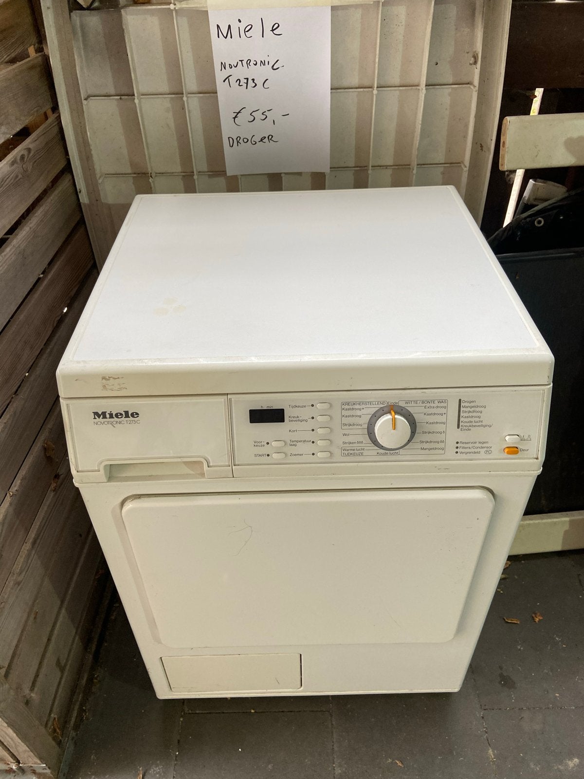 Miele Novotronic T273C Droger, Ophalen, Gebruikt, Voorlader, Condens