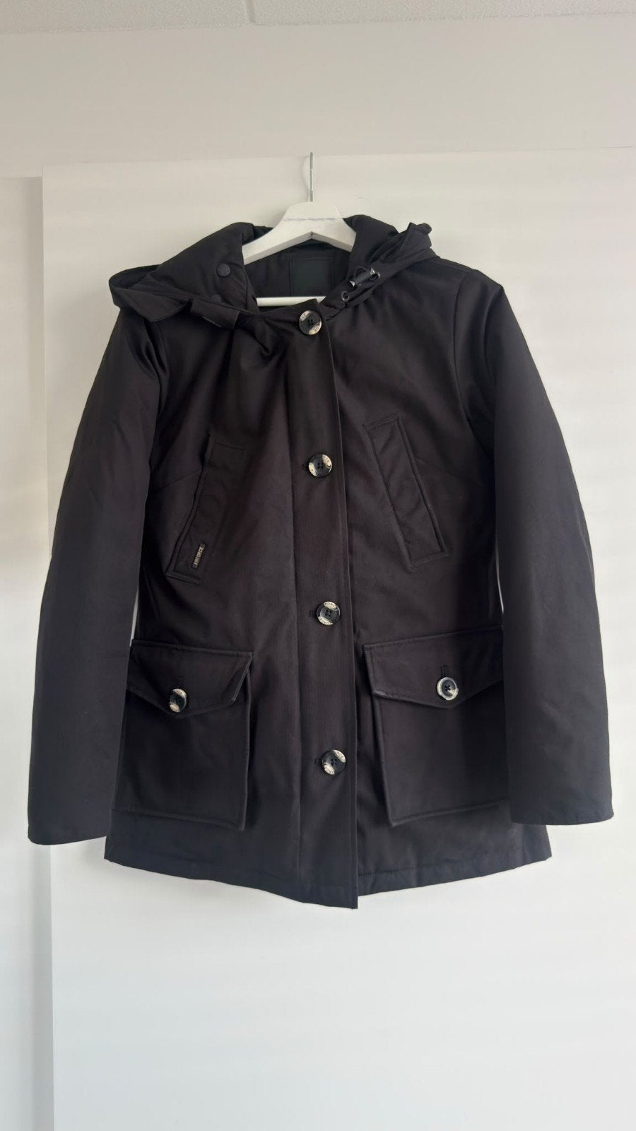 Zwarte Airforce winterjas - Maat XS (past ook S), Airforce, Zwart, Ophalen of Verzenden, Maat 34 (XS) of kleiner